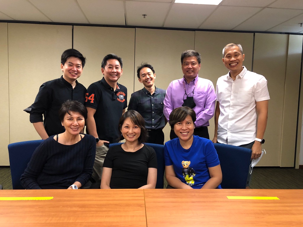 Our author group, finally finishing the journey